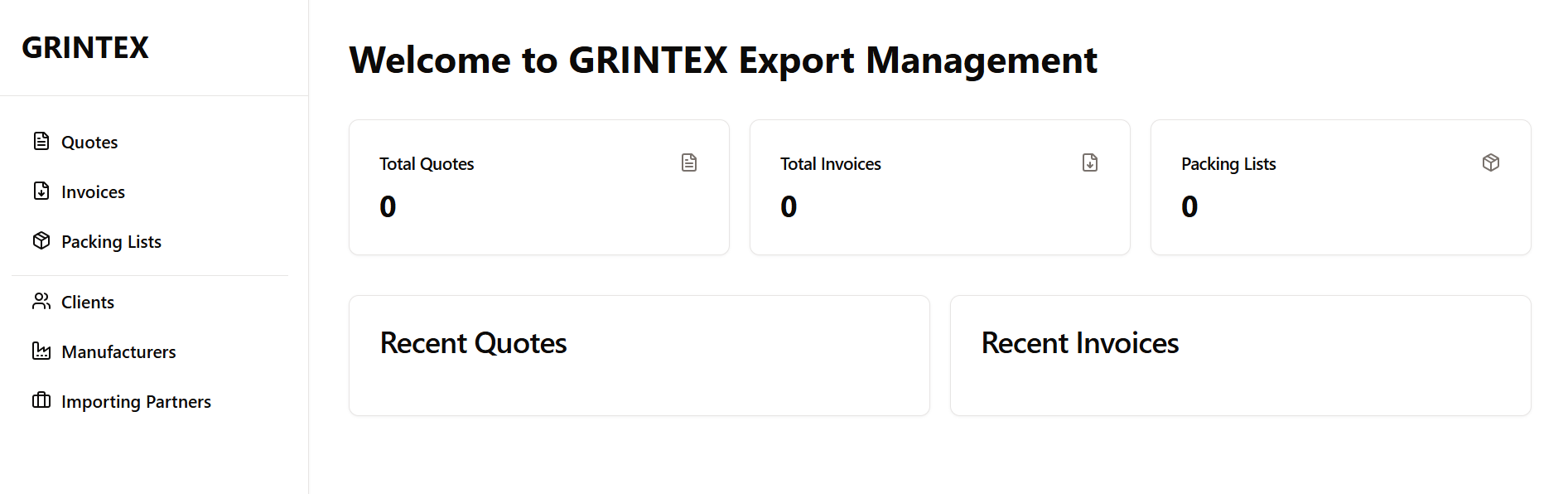 G-TRADEX Management System